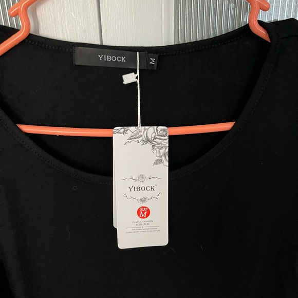 YIBOCK Women's Summer
Casual Twist Knot Short Puff
Sleeve Dresses Pleated Swing - Picture 5 of 7